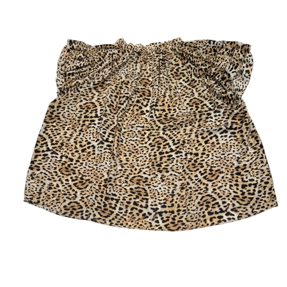 PHILOSOPHY Front Tie Triple Sleeve Sleeve Animal Print Blouse NWT 3X - Picture 8 of 16